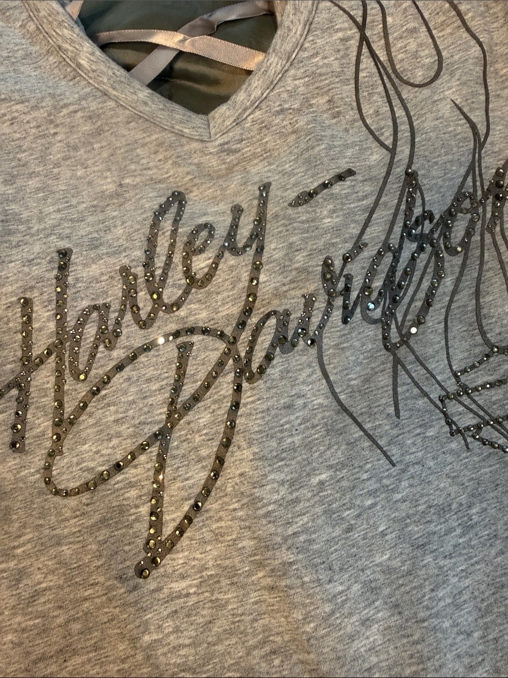 Harley Tank Top with Silver Sequin Accents - Picture 2 of 6